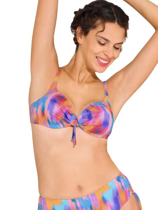 40802LI Haut maillot de bain armaturé JERSEY Lisca Cheek Orange face
