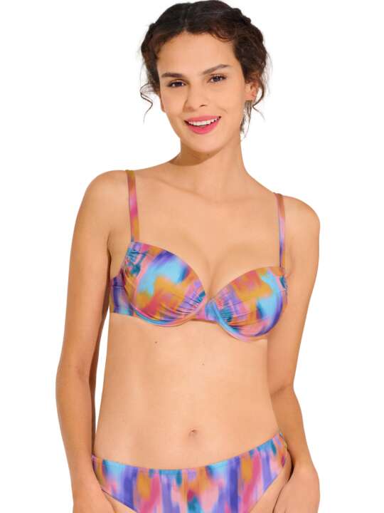 40803LI Haut maillot de bain préformé JERSEY Lisca Cheek Orange face