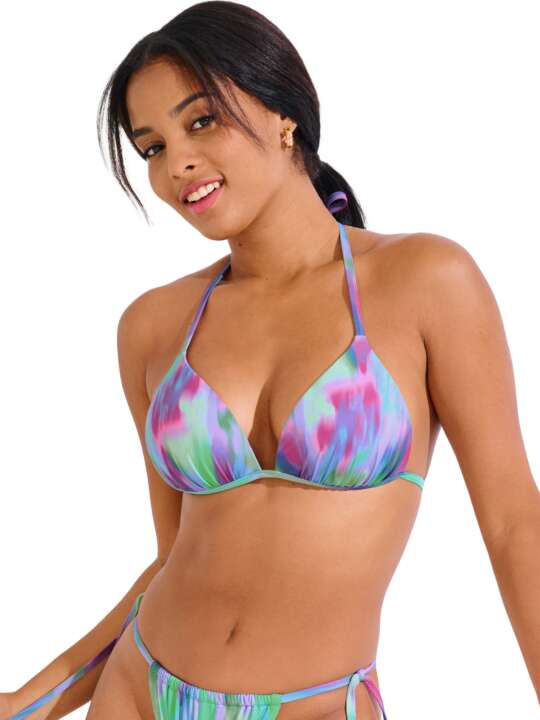 40804LI Haut maillot de bain triangle push-up JERSEY Lisca Cheek Violet face