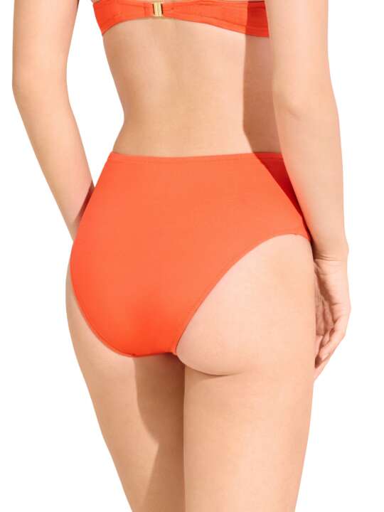 41689LI Bas maillot slip de bain échancré taille haute PALMA Lisca Orange face