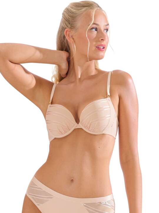 20390LI Soutien-gorge push-up PRINCESS Lisca Rose face