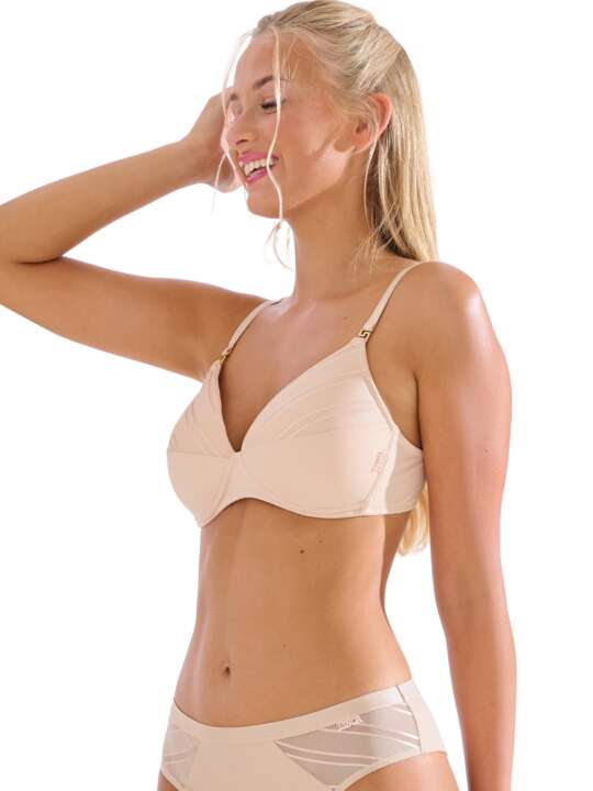 20391LI Soutien-gorge préformé sans armatures PRINCESS Lisca Rose face