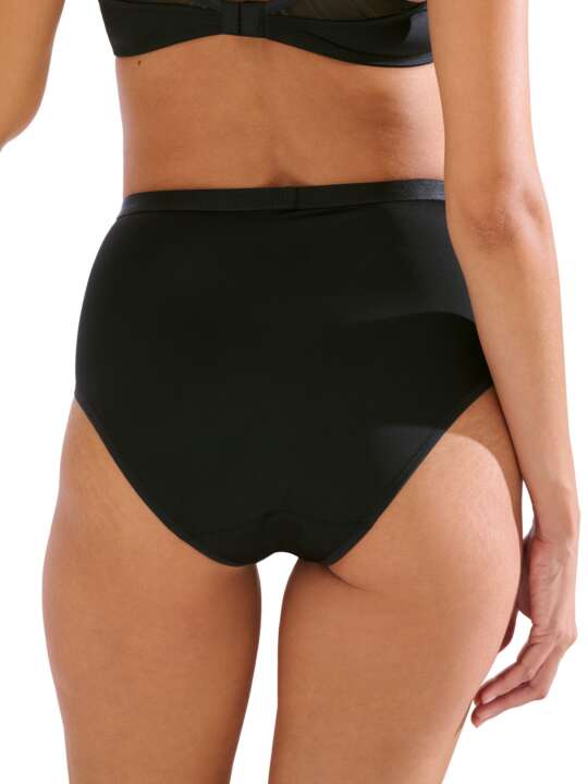 22345LI Slip taille haute PRINCESS Lisca Noir face