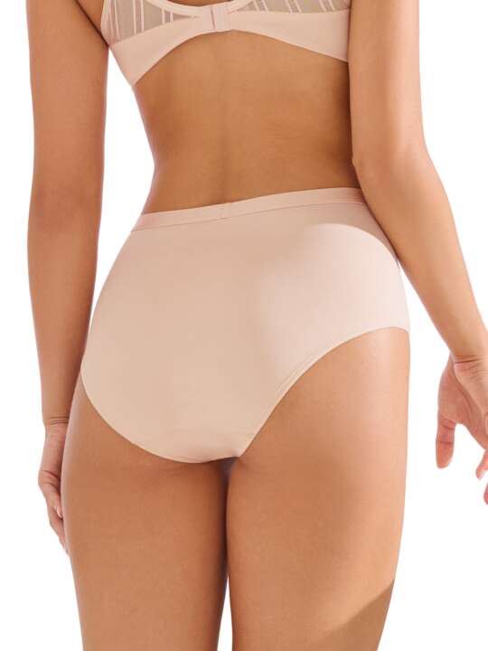 22345LI Slip taille haute PRINCESS Lisca Rose face