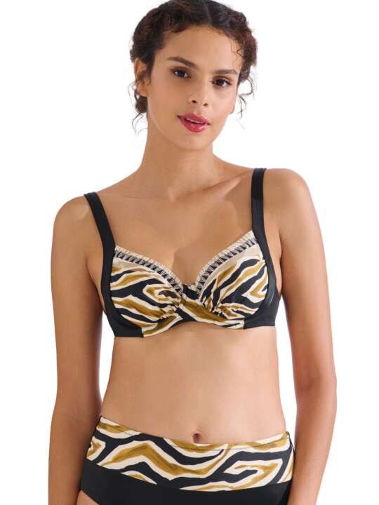 40796LI Haut maillot de bain armaturé TANZANIA Lisca Noir face