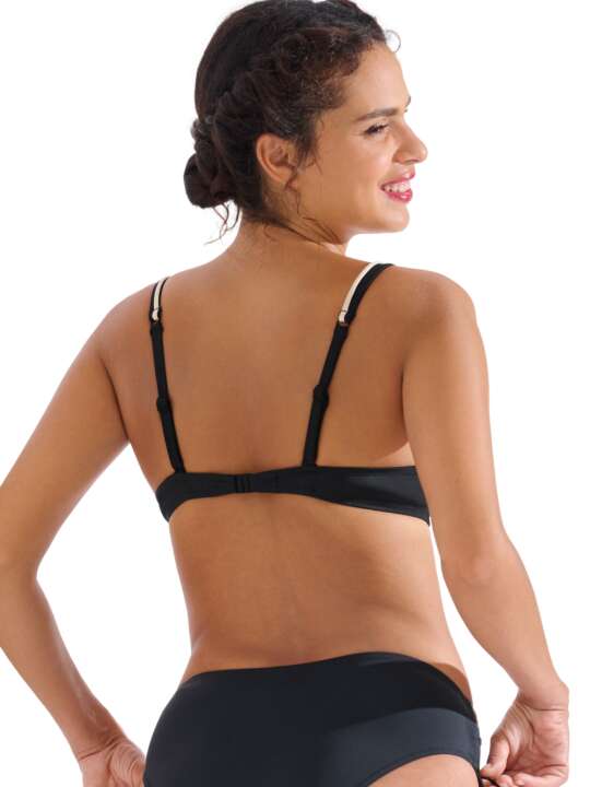 40797LI Haut maillot de bain préformé TANZANIA Lisca Noir face