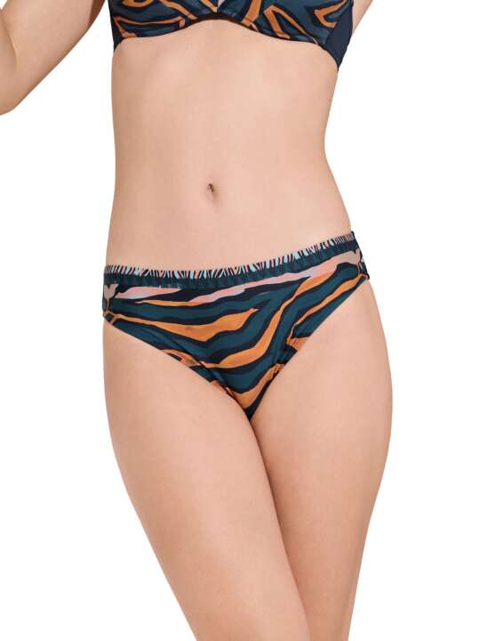 41735LI Bas maillot slip de bain TANZANIA Lisca Bleu face