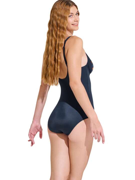 43581LI Maillot de bain une pièce armaturé TANZANIA Lisca Bleu face