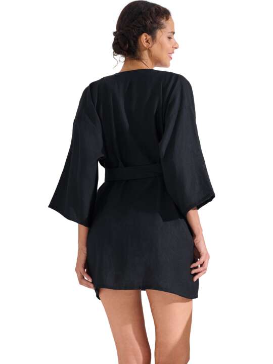 49602LI Caftan de plage TANZANIA Lisca Noir face