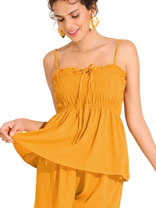 49582LI Tank top KARPATHOS Lisca Cheek Yellow face