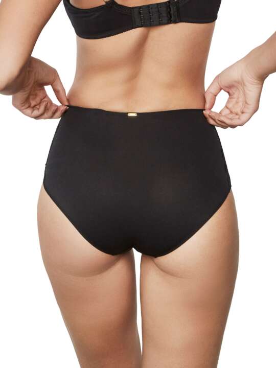 31203SE Slip taille haute AGATHA Selmark Noir face
