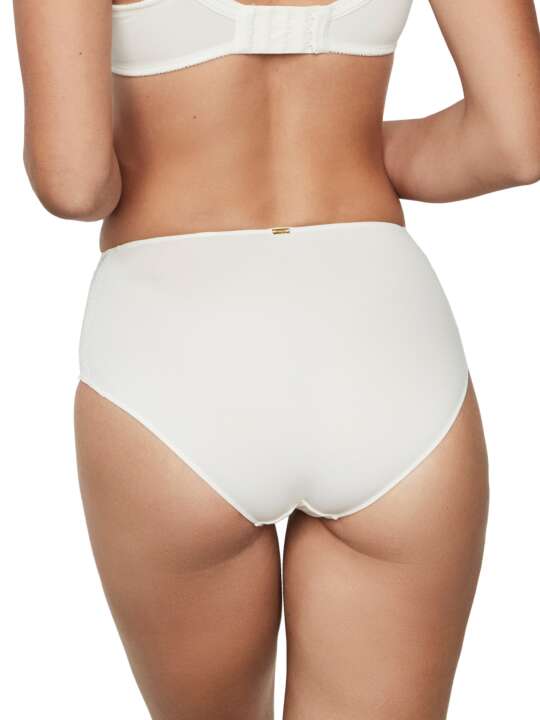 31203SE Slip taille haute AGATHA MARIAGE Selmark Ivoire face