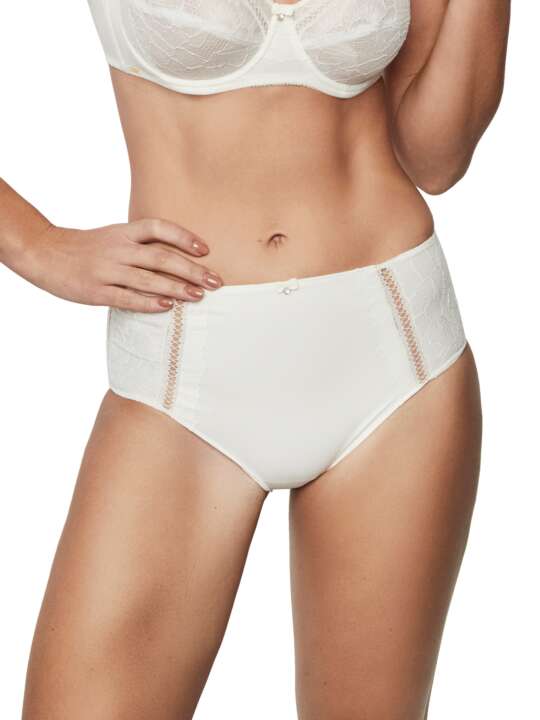 31203SE Slip taille haute AGATHA MARIAGE Selmark Ivoire face