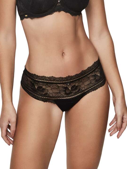 31206SE G-string shorties AGATHA Selmark Black face