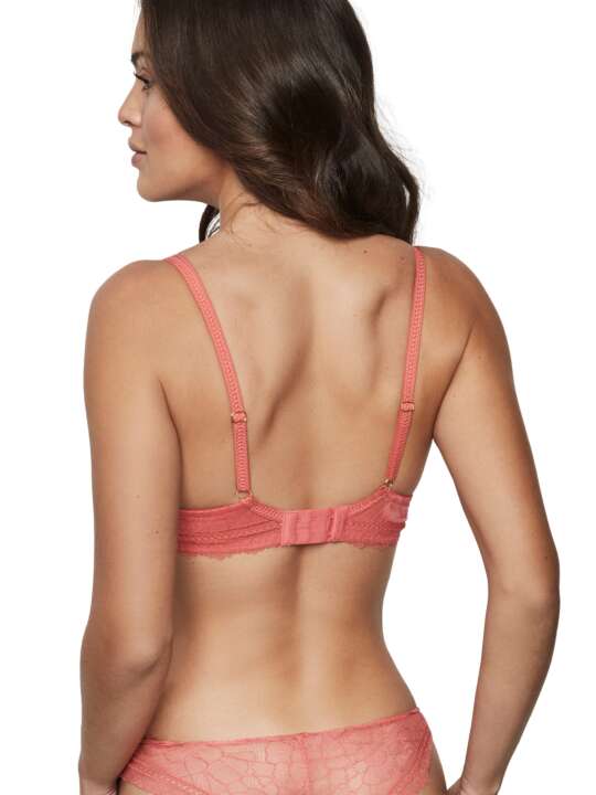 31210SE Underwired triangle bra AGATHA Selmark Coral face