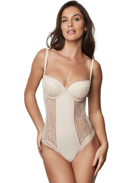 31252SE Body string préformé AGATHA Selmark Beige face