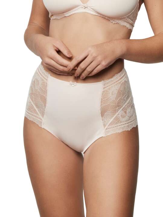 31290SE Slip gainant taille haute AGATHA Selmark Beige face
