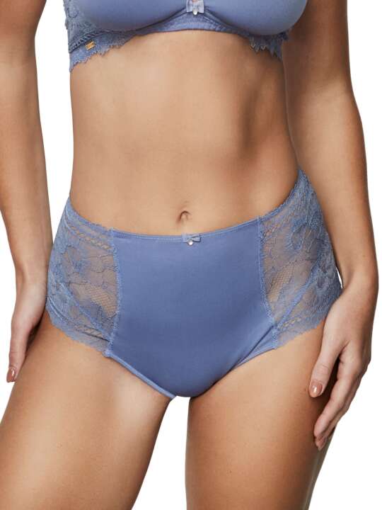31290SE Slip gainant taille haute AGATHA Selmark Bleu face