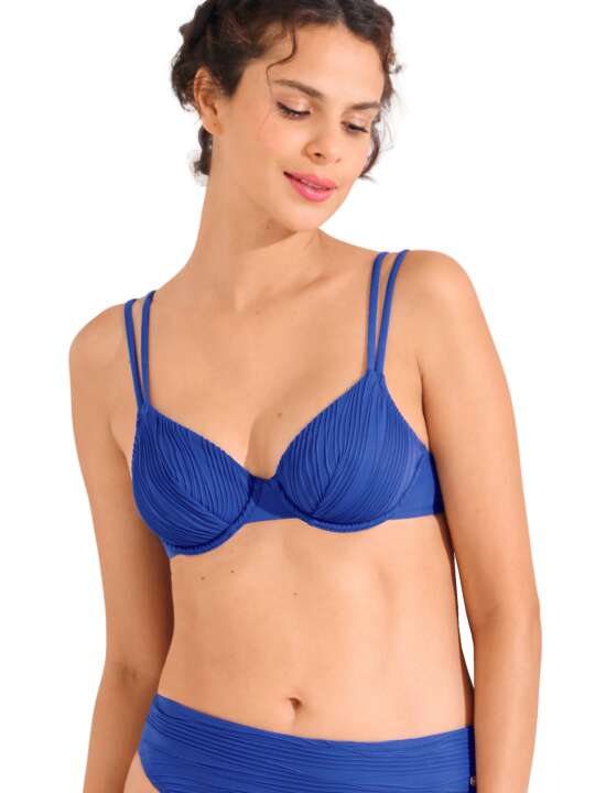 40849LI Haut maillot de bain armaturé SORRENTO Lisca Bleu face
