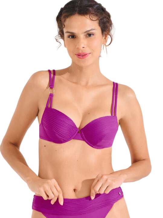 40850LI Haut maillot de bain préformé SORRENTO Lisca Fuchsia face