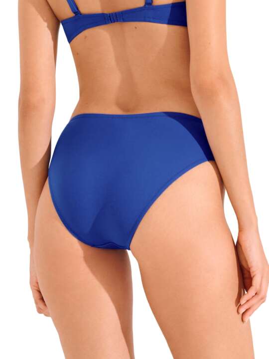 41733LI Bas maillot slip de bain taille haute SORRENTO Lisca Bleu face