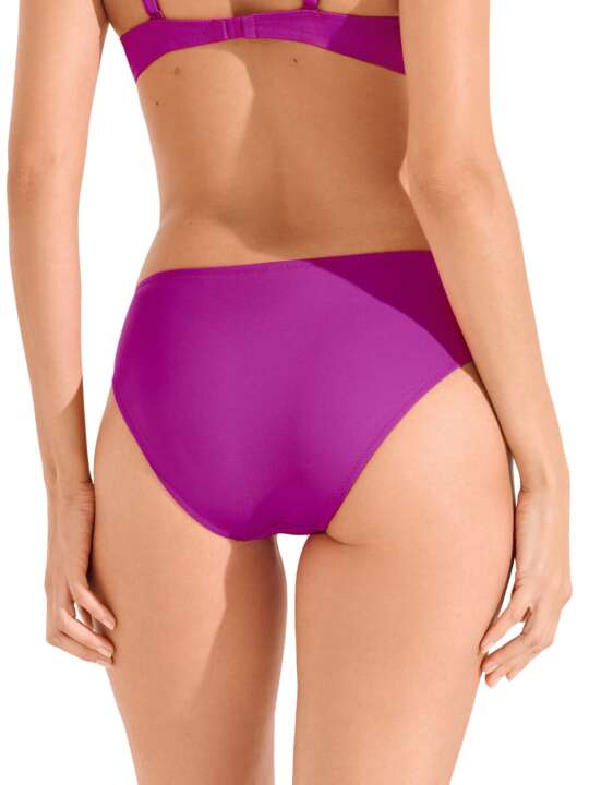 41733LI Bas maillot slip de bain taille haute SORRENTO Lisca Fuchsia face