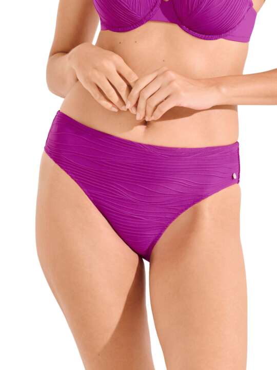 41733LI Bas maillot slip de bain taille haute SORRENTO Lisca Fuchsia face