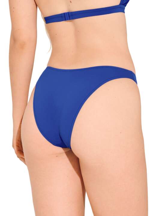 41734LI Bas maillot slip de bain échancré SORRENTO Lisca Bleu face
