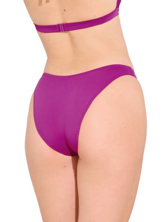 41734LI Bas maillot slip de bain échancré SORRENTO Lisca Fuchsia face