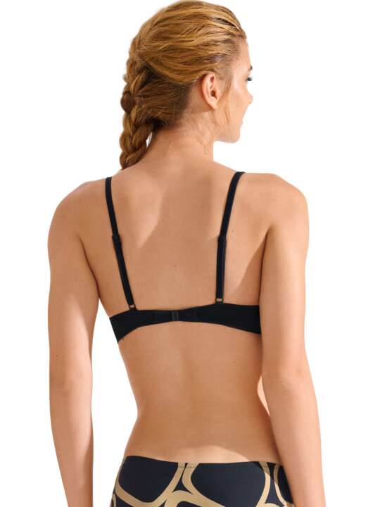 40820LI Haut maillot de bain préformé VALENCIA Lisca Noir face