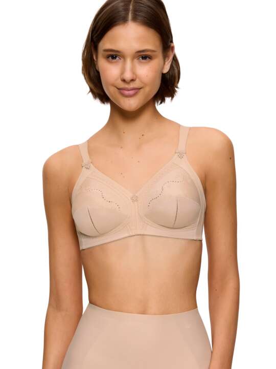 0004928 Soutien-gorge sans armatures DOREEN + COTTON01 Triumph Peau face