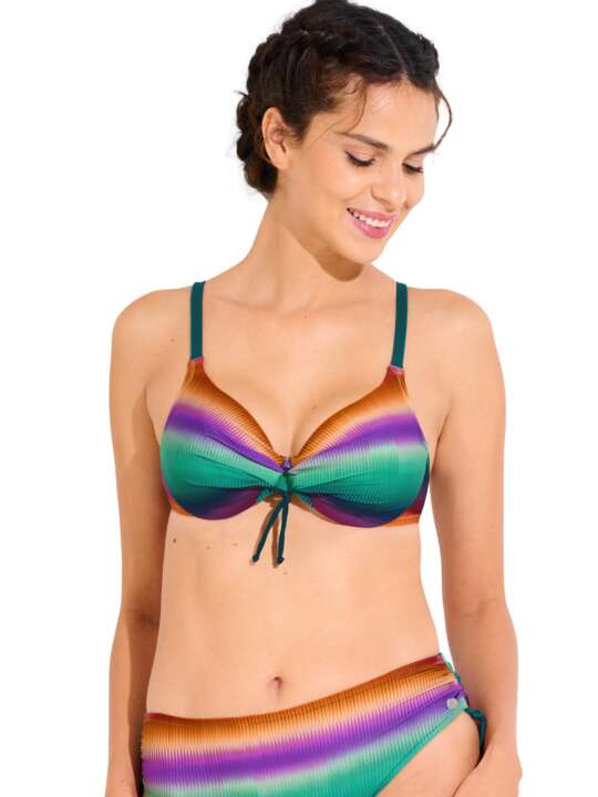 40845LI Haut maillot de bain armaturé OSAKA Lisca Vert face