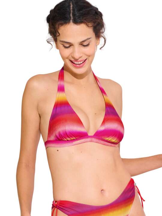 40847LI Underwired triangle top OSAKA Lisca Pink face