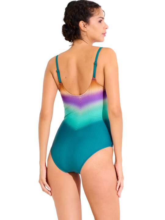 43578LI Maillot de bain une pièce préformé OSAKA Lisca Vert face