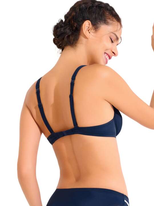 40812LI Haut maillot de bain armaturé UVITA Lisca Bleu face