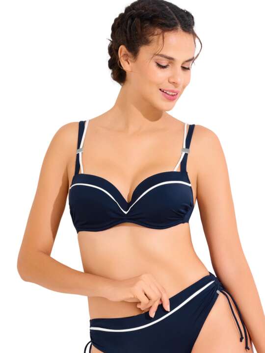 40814LI Haut maillot de bain préformé UVITA Lisca Bleu face