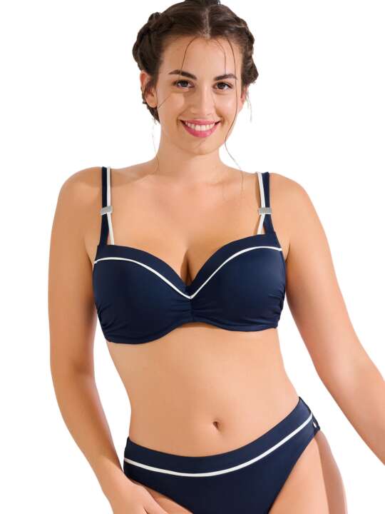 40815LI Haut maillot de bain préformé UVITA Lisca Bleu face