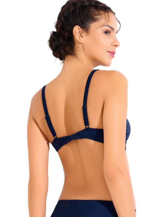 40816LI Haut maillot de bain préformé sans armatures UVITA Lisca Bleu face