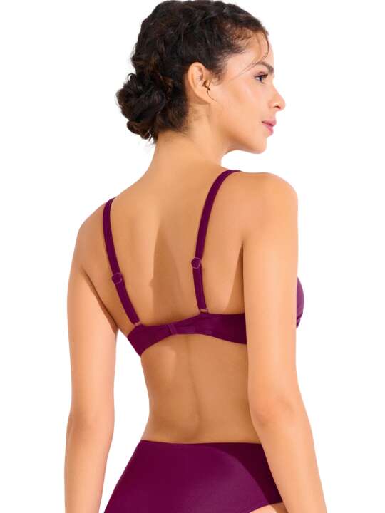 40816LI Haut maillot de bain préformé sans armatures UVITA Lisca Violet face