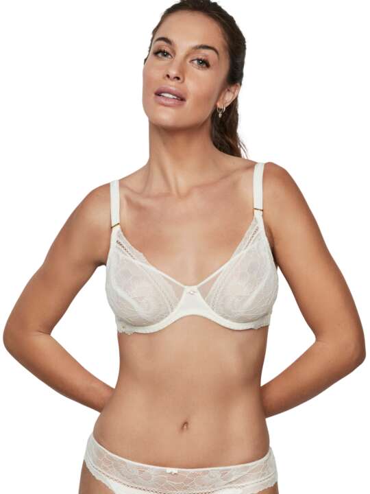 31211SE Soutien-gorge emboîtant AGATHA MARIAGE Selmark Ivoire face