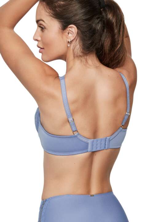 31212SE Soutien-gorge emboîtant confort armaturé AGATHA Selmark Bleu face