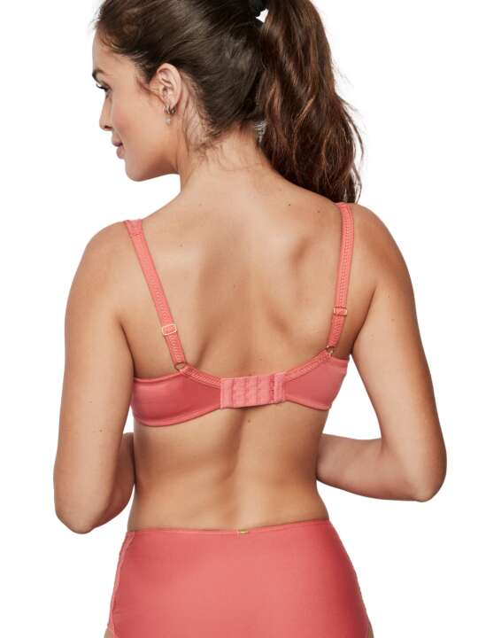 31212SE Underwired comfort push-up bra AGATHA Selmark Coral face