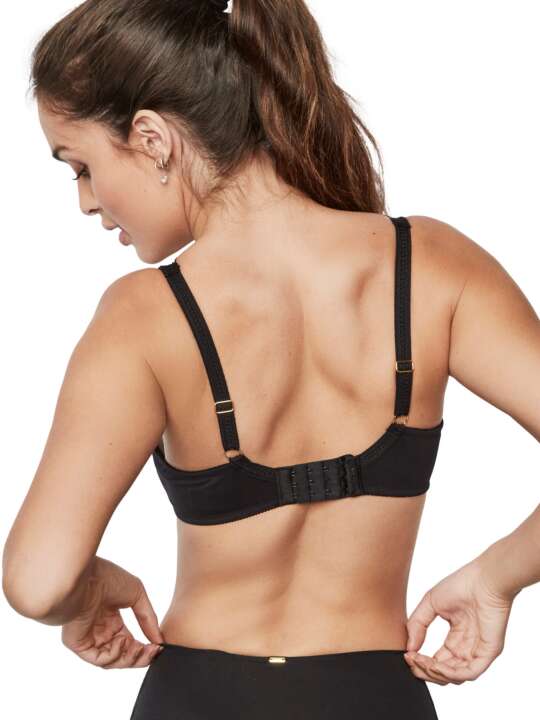31212SE Soutien-gorge emboîtant confort armaturé AGATHA Selmark Noir face