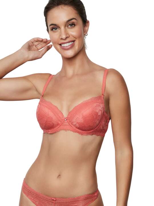 31217SE Soutien-gorge préformé AGATHA Selmark Corail face