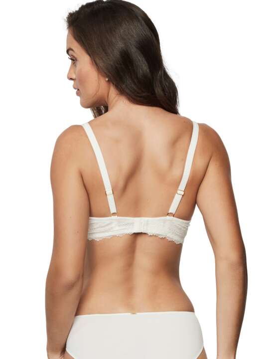 31221SE Soutien-gorge minimiseur armaturé AGATHA MARIAGE Selmark Ivoire face