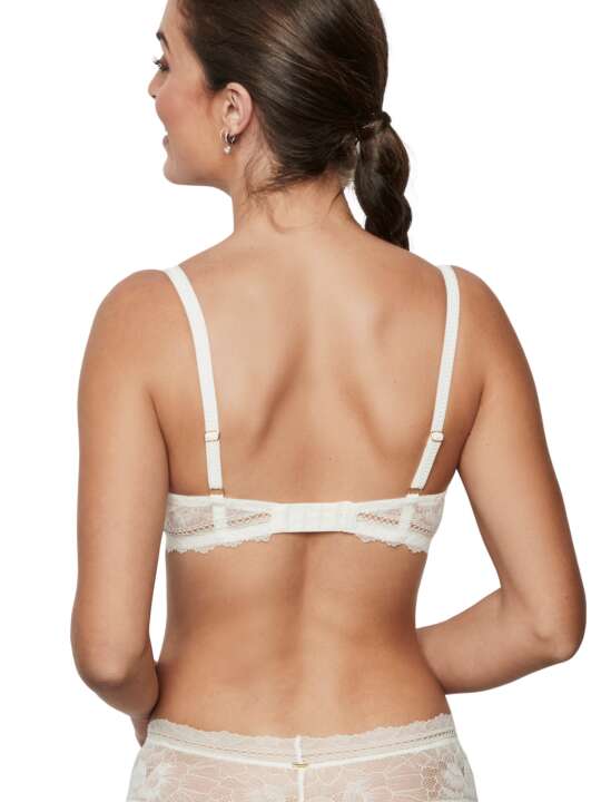 31227SE Soutien-gorge préformé sculptant AGATHA MARIAGE Selmark Ivoire face