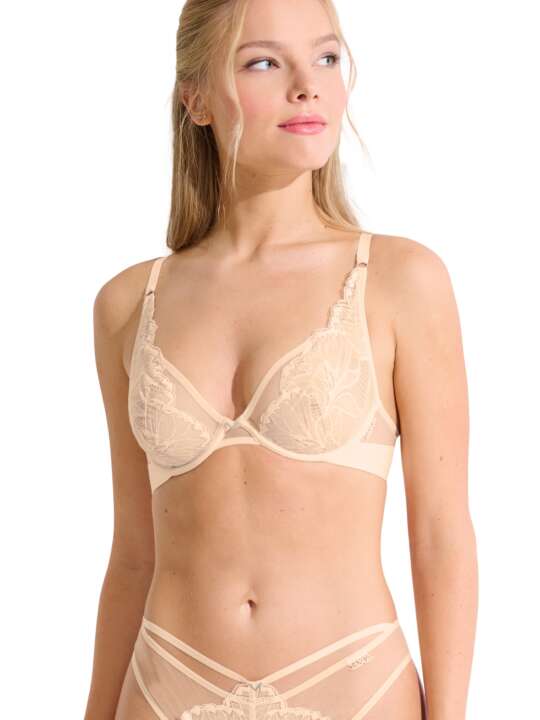 10381LI Soutien-gorge armaturé CHARISMA Lisca Beige face