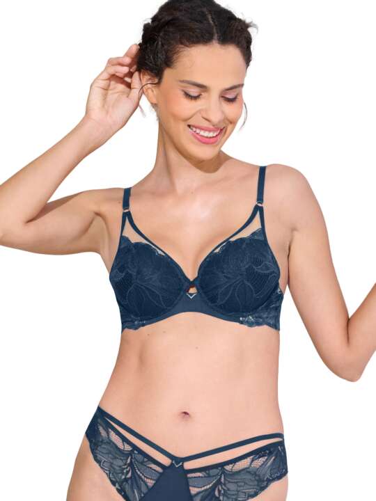 10382LI Soutien-gorge préformé CHARISMA Lisca Bleu face
