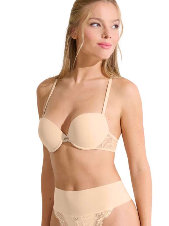 10383LI Soutien-gorge push-up multipositions CHARISMA Lisca Beige face