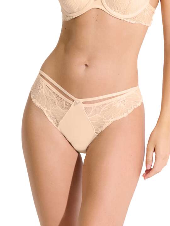 12374LI Slip CHARISMA Lisca Beige face